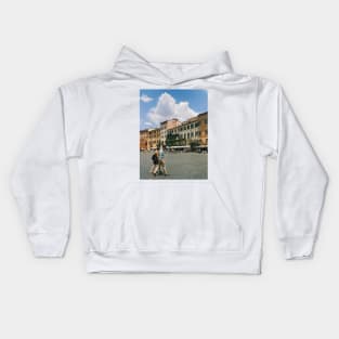 Couple in Rome - Remix Kids Hoodie